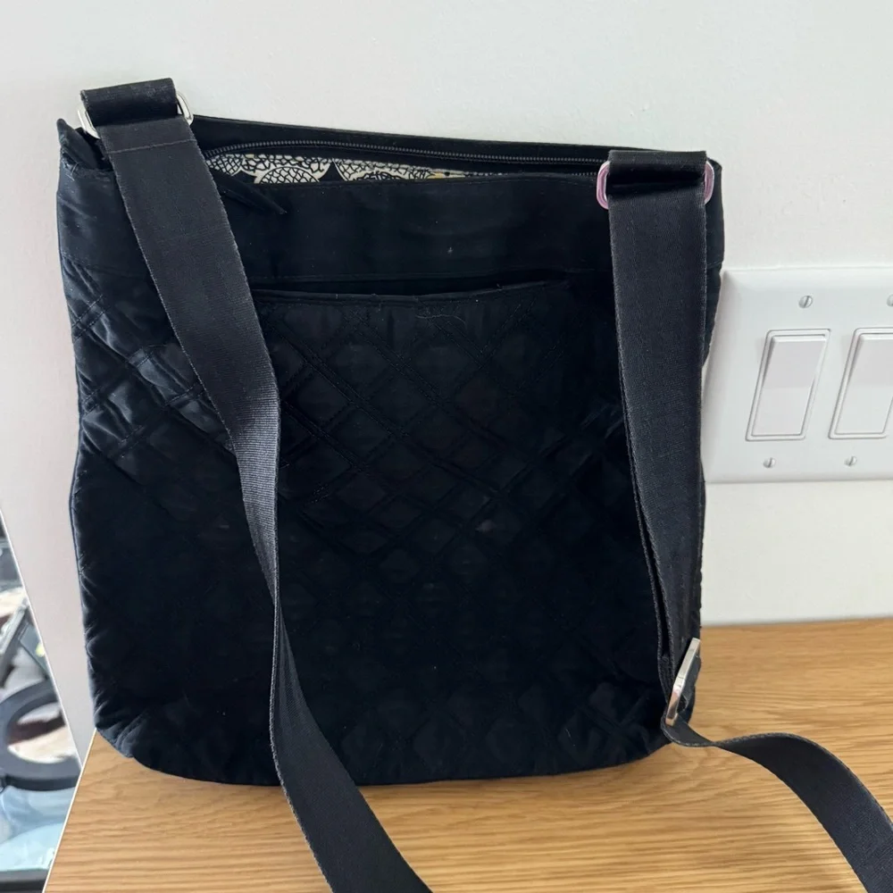 Vera Bradley Black Quilted Women's Crossbody Bag - Picture 2 of 12